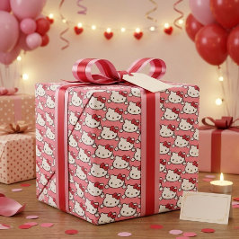 Papel De Presente Gatinha