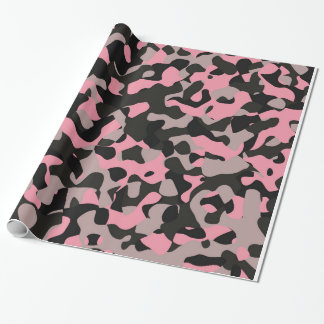 Papel De Presente Gatinho Camo Wrap