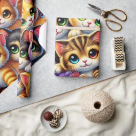 Papel De Presente Gatinhos