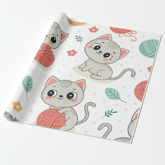 Papel De Presente Gatinhos bonitos