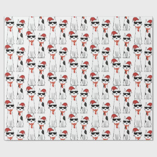 Papel De Presente Gato Legal Merry Christmas