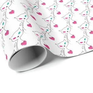 Papel De Presente gato solitário