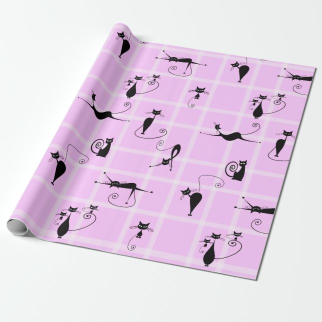 Papel De Presente Gatos (Desenrolado)