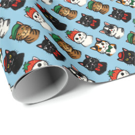 Papel De Presente Gatos