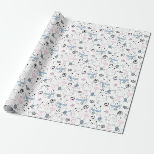 Papel De Presente Gatos Cons