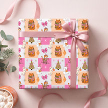 Gatos de Natal Coloridos Divertidos e Fofos no Est
