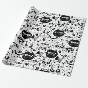 Papel De Presente Gatos de Porodle