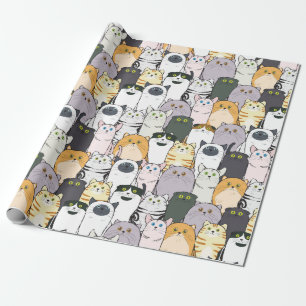 Papel De Presente Gatos e Mais Gatos