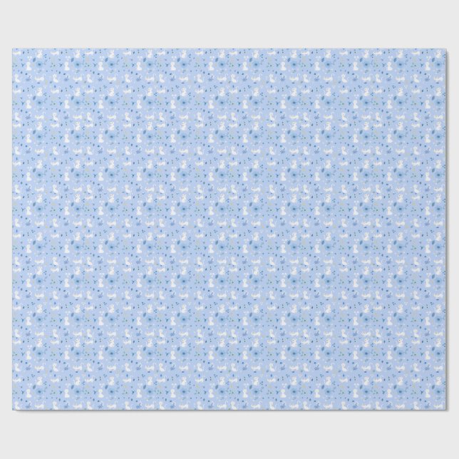 Papel De Presente Gatos fofos  (Aberto)