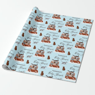 Papel De Presente Gatos Fofos no carro Presente de Aniversário de In
