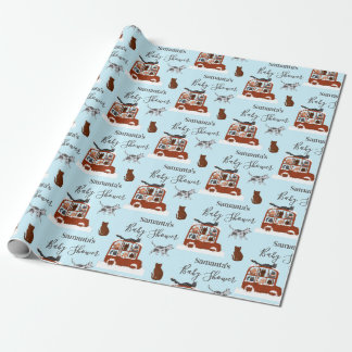 Papel De Presente Gatos Fofos no carro Presente de Aniversário de In