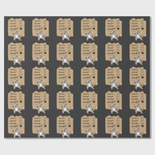 Papel De Presente Gatos travessos