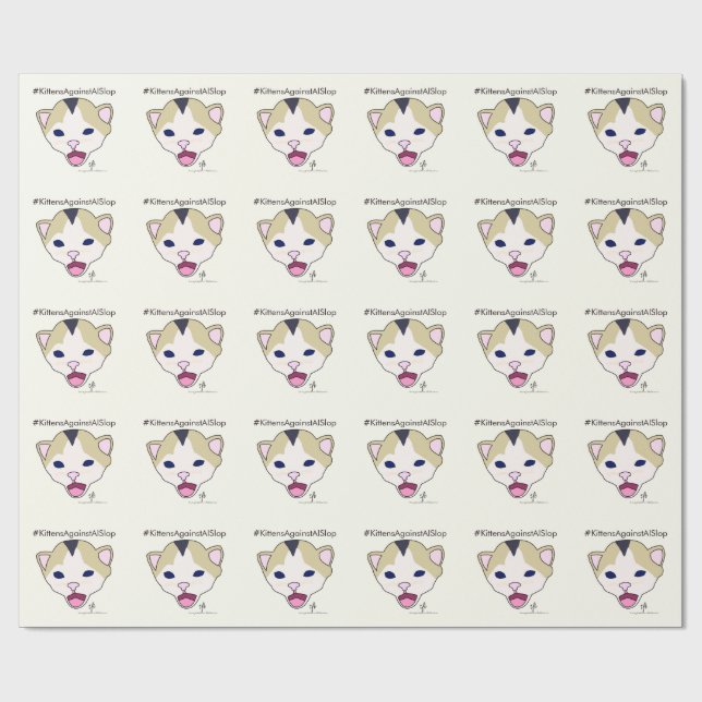 Papel De Presente #GatosContraLixoDeIA Eu (Aberto)