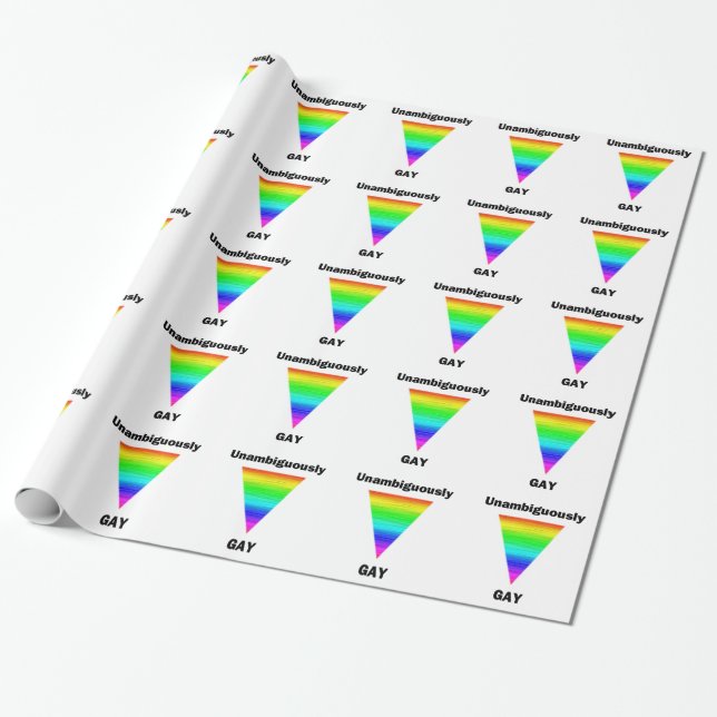 Papel De Presente Gay sem ambiguidade (Desenrolado)