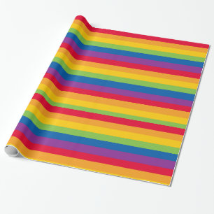 Papel De Presente Gay stripes