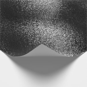 Papel De Presente Gelo de vidro brilhante Vip da grafite preta de