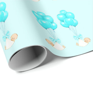 Papel De Presente gêmeos do bebê