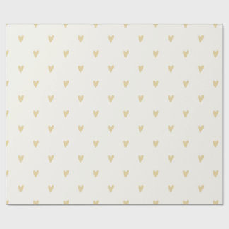 Papel De Presente Gender Neutral Gift Wrap | Sand Hearts