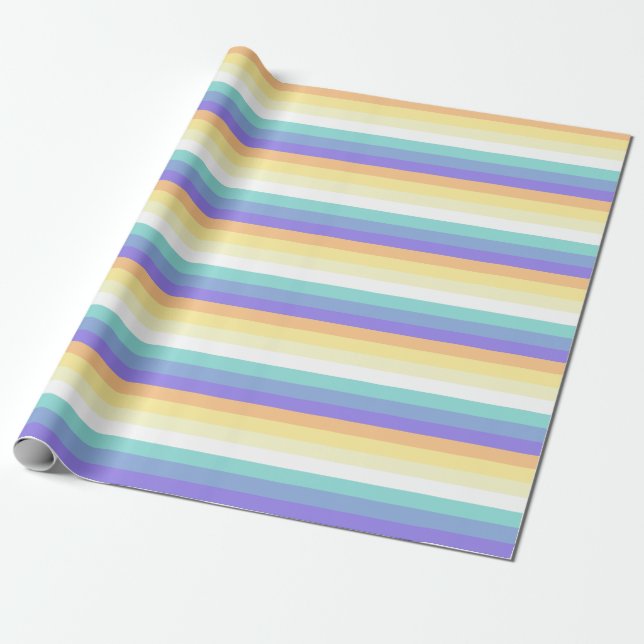 Papel De Presente Genderfaun Pride Flag  (Desenrolado)