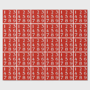 Papel De Presente Gênio de brotamento da matemática
