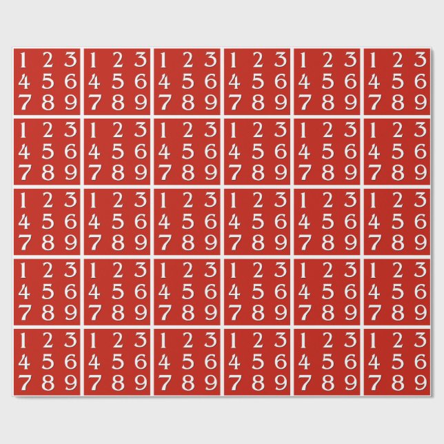 Papel De Presente Gênio de brotamento da matemática (Barra)