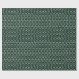 Papel De Presente Geometria de Osso Malaquita