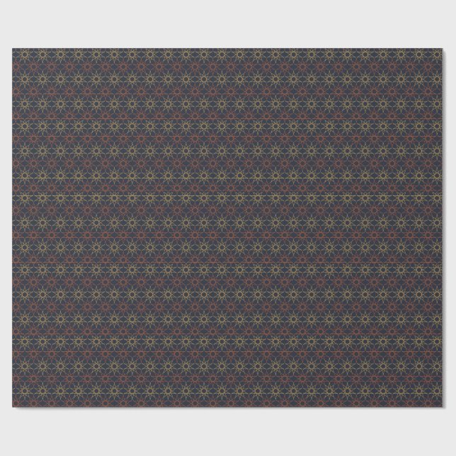 Papel De Presente Geometria do Duo da Meia-Noite (Aberto)