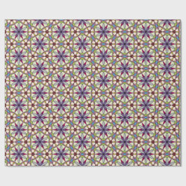 Papel De Presente Geometria Floral Mandala