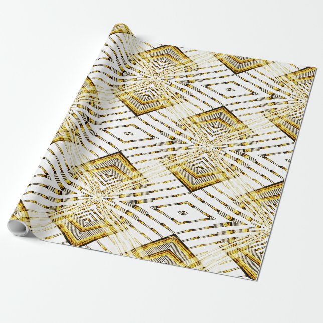Papel De Presente Geometricamente....... (Desenrolado)
