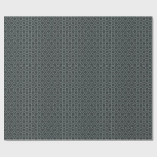 Papel De Presente Geométrico de Celadon Ardósia