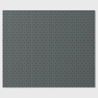 Papel De Presente Geométrico de Celadon Ardósia