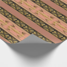 Papel De Presente Geométrico tribal africano étnico