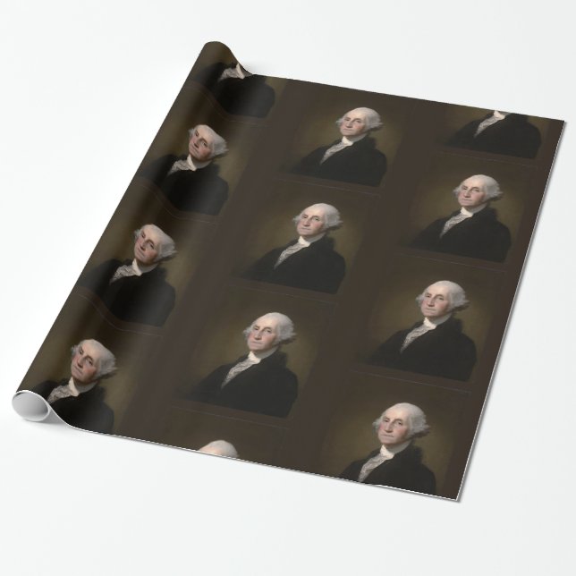 Papel De Presente George Washington (Desenrolado)