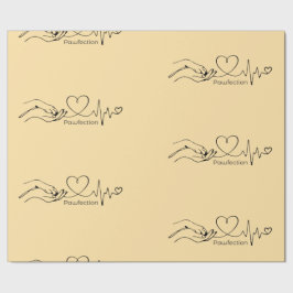 Papel De Presente Geschenkpapier Pawfection - One-Line-Art