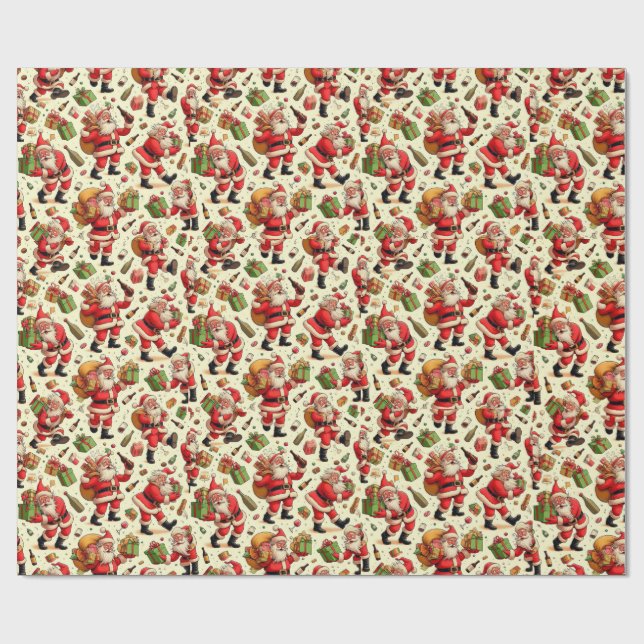 Papel De Presente Getting into The Holiday Spirit (Aberto)