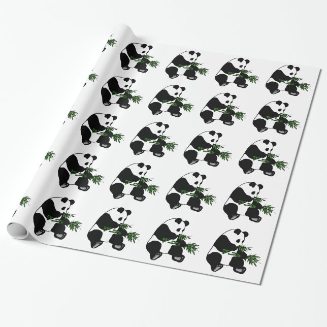 Papel De Presente Giant Panda (Desenrolado)