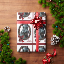 Papel De Presente Giant Schnauzer Natal