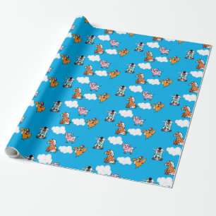 Papel De Presente Gift-Bin-Yard Animal Cute