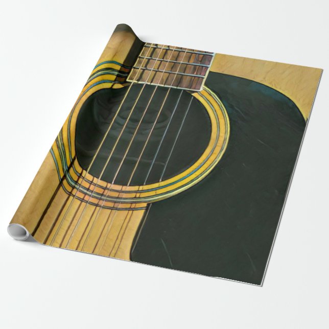 Papel De Presente Gift for musician guitarist (Desenrolado)