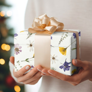 Papel De Presente Gift Wrapt Paper Wildflower Garden Party
