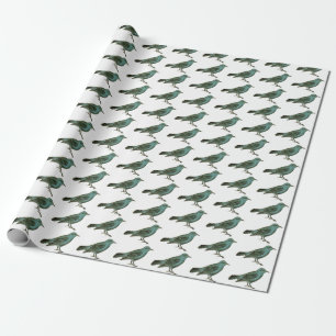 Papel De Presente Giftwrap: Bluebirds da felicidade