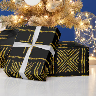 Papel De Presente Giftwrap Negro-Africano
