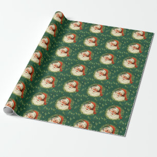 Papel De Presente Giftwrap: Papai noel alegre