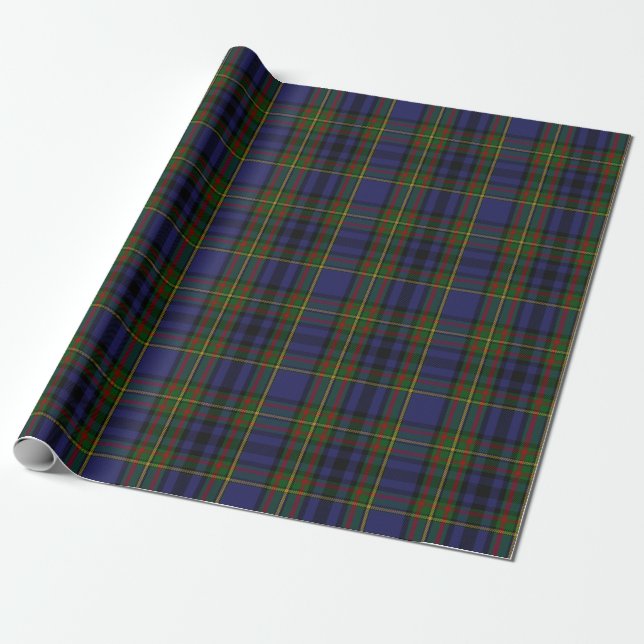 Papel De Presente Gillies Tartan (Desenrolado)