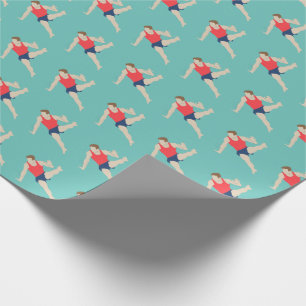 Papel De Presente Ginasta Masculina