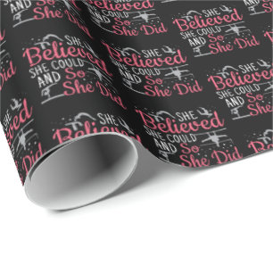 Papel De Presente Ginástica feminina - Acreditava que poderia