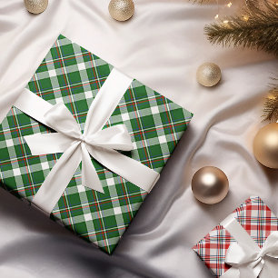 Papel De Presente Ginga Clássica Vermelha Verde Azul Branca Tradicio