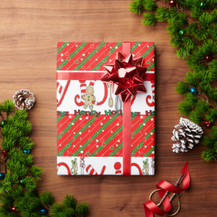 Papel De Presente Ginger de Papel de Molho Feliz de Natal