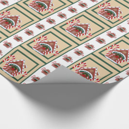 Papel De Presente Gingercake House