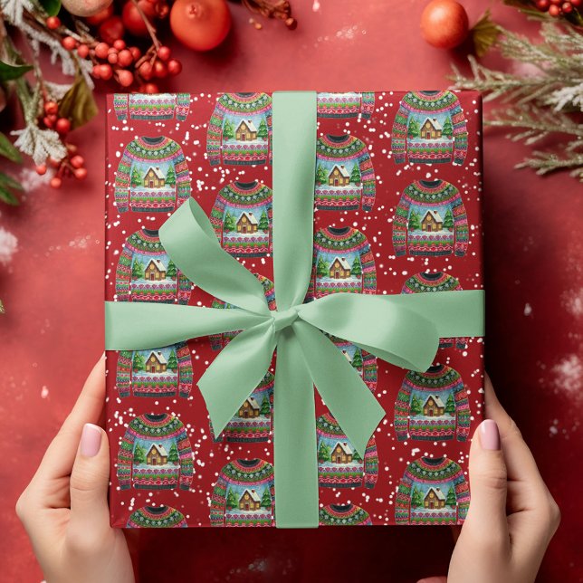 Papel De Presente Gingermore Bela Casa De Pão De Natal Feio (Criador carregado)